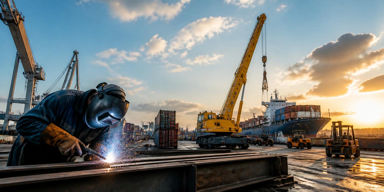 Industrial equipment and certified welding operations at GA Solutions